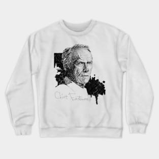 Black Painting Clint Crewneck Sweatshirt